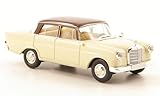 Maßstab : 1:87 Mercedes 190c (W 110), beige/dkl.-braun, Modellauto, Fertigmodell, Brekina Starmada 1:87