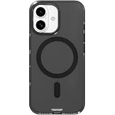 iPhone 17 Uyumlu Kılıf M-safe Şarj &Ouml;zellikli Şeffaf Youngkit Crystal Shield Serisi Kapak Siyah