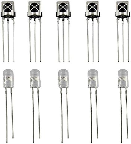 Three Legs 5 pairs Infrared Diode LED IR Emission and Receiver
