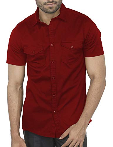 Half sleeve double pocket shirts Clearance