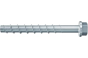 Fischer Viti per Calcestruzzo UltraCut FBS II 10x100 45/35/15 US con Testa Esagonale e Rondella Integrata per Fissaggio e Rinforzo Solai in Cemento, Riultilizzabili, per Zona Sismica C1 e C2, 50 pz