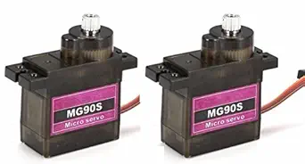 easy electronics Mg90S 9G Metal Gear Micro Servo Motor (Tower Pro) - Set of 2