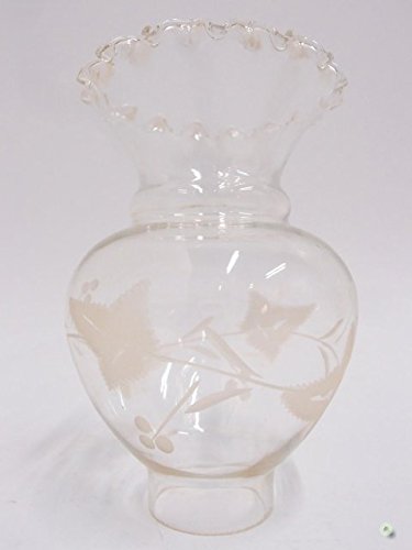 Lampenschirm 180 117 53 mm Glas klar Schliff Ersatz Windlicht Garten Terrasse