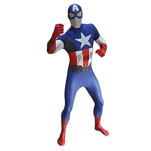 Morphsuits Disfraz de Disfraz de capitán américa Oficial