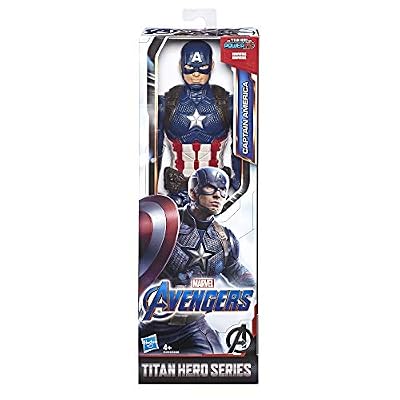 Avengers Marvel Avengers – Figurine Marvel Avengers Endgame Titan – Captain America - 30 cm - Jouet Avengers