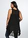 Oyedens Women Plus Size Chiffon Sleeveless Blouse Ladies Loose Casual Vest Tank Top (XXL)