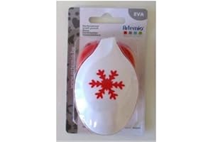 Artemio 10003059 Eva Perforatrice à Levier Flocon de Neige Plastique Multicolore 7,5 x 6,5 x 12 cm