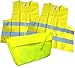 Produktbild Warnweste , Dou-Pack, -Gelb - zwei gelbe Warnwesten, Größe XL , 100% Polyester ( EN ISO 20471 ) - verpackt in praktischem Polyesterbeutel