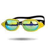 NO HAY FUGAS: nuestras gafas de natación tienen un diseño único de doble sello acolchado que crea un sellado perfecto alrededor de tus ojos. Nunca permitas que entre agua, así que puedes concentrarte y disfrutar de la experiencia de nadar sin fugas.