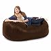 Produktbild rucomfybeanbags Echtleder Große 150Cm Chaot Platte Bohnen Sofa Bohnensäckchen-Tan