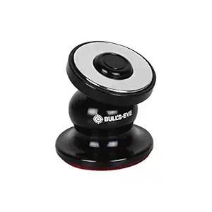 Bulls Eye Magnetic Cradle-Less Hinge Technology Worlds Smallest Ball Head Type car Mobile Holder (Product of South Korea) (Black)