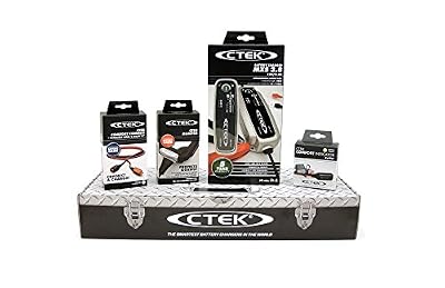 CTEK MXS3.8 (56-309) Toolbox Set avec Chargeur de Batterie et accessoires