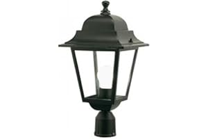 Lampada Testa Palo da Giardino E27 60W in Alluminio Sovil Nero