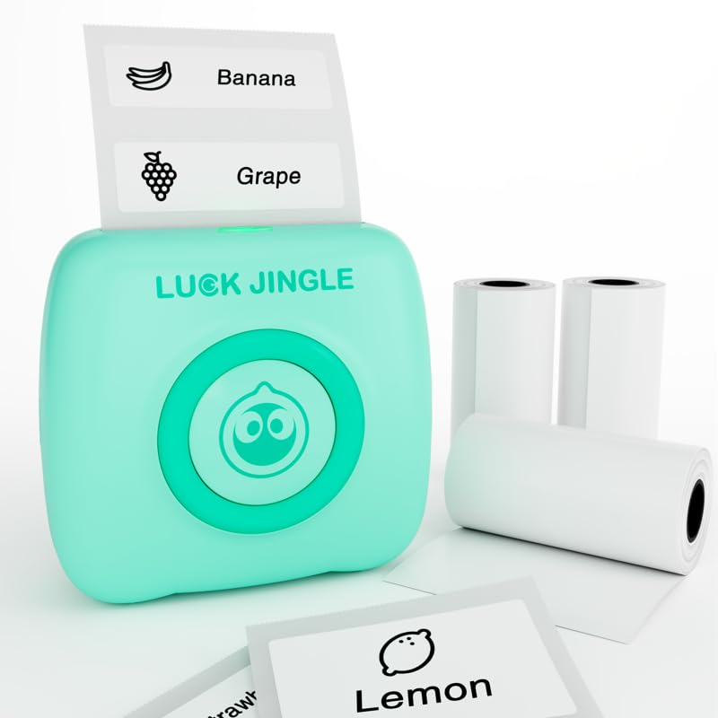 SEZNIK Portable Inkless 2 inch (58 mm) Mini Thermal Printer for Business, Students,Travel | USB, Bluetooth Compatible with An