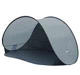High Peak Lagoon Refugio de Playa, Unisex, Gris/Azul, 220 x 130 x 110 cm