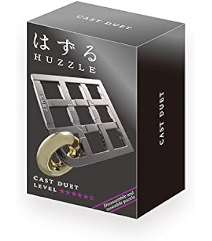 Puzzle Métal Hanayama Cast HEX - Jeu De Réflexion Et Défi Mental - Design Par Masumi Ohno