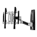 Produktbild PureMounts PLATINUM-52 Wandhalterung für TV Geräte mit 66-132cm (26-52"), VESA: 400x400, neigbar: +/-15°, schwenkbar: +/-90°, Wandabstand: 105-562mm, Traglast max:  35kg, schwarz