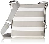 Futter: Textil Gabor Handtasche Damen Nicola Umhängetasche, Grau (Grau), 5x27x25.5 cm