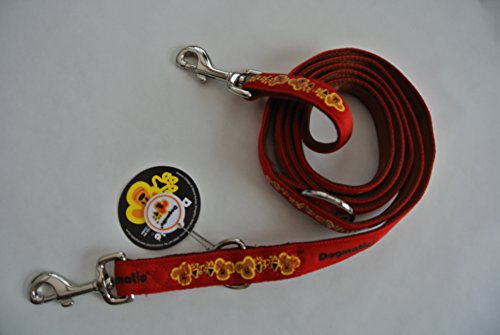 DOGMATIC-TRAINING-LEAD-PADDED-CUSHIONED-WEBBING-PCW-RED-MEDIUM
