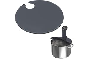 COYUN 1 pcs Sous und Vide-Deckel für Sous- und Vide-Garer, Silikon-Topfdeckel, Silikondeckel Für Sous Vide Behälter Passend, verhindert Wasserverdunstung und bewahrt den Geschmack der Brühe, für Töpfe