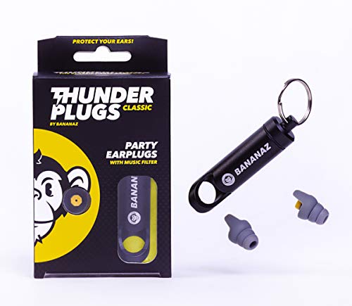 Bananaz Thunderplugs TP-Classic Ear Plugs - Tapones para los oídos para músicos
