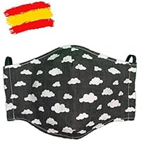 MASCARILLA HIGIÉNICA INFANTIL TALLA 12-15 AÑOS CON FILTRO TNT_Marca: Brissa España