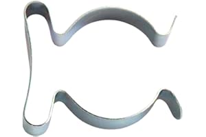 Merriway BH01976 Werkzeug-Clip 19 mm, Glänzend verzinkt / Weiß, 5 Stück