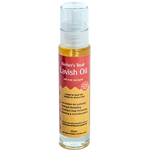 Healing Lavish Oil, Pure Oils Blend Created for facial skin, Suitable for your whole body! By Berber's Treat