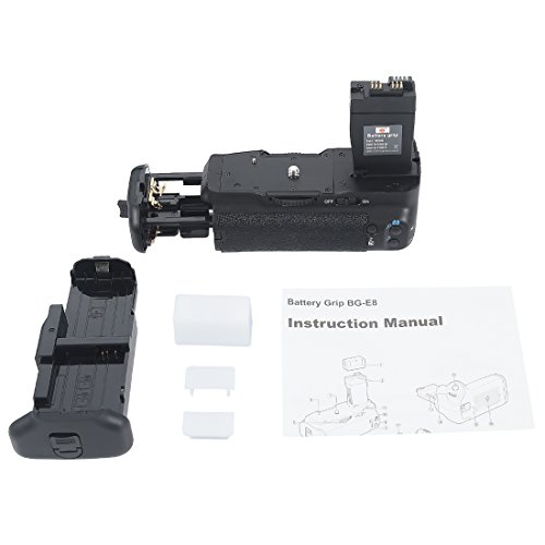 DSTE Multi-Puissance Vertical Batterie Poign e Titulaire pour Canon EOS 550D 600D SLR Digital Cam ra comme BG-E8 avec 2-pack LP-E8 DSTE Multi-Puissance Vertical Batterie Poign e Titulaire pour Canon EOS 550D 600D SLR Digital Cam ra comme BG-E8 avec 2-pack LP-E8