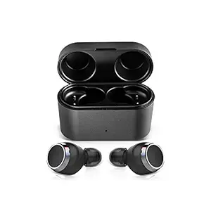 (Renewed) Blaupunkt BTW01 Truly Wireless Bluetooth In Ear Earbuds with Mic (Black)