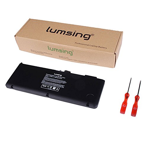 Lumsing Laptop Ersatz Akku für Apple MacBook Pro 15" A1321 A1286 (2009 2010 Version) Unibody Passend 661-5211 661-5476 MC118 MB985 MB986 MC371 MC372 MC373 Notebook Batterie [Li-Polymer 10.95V 73Wh]