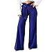 Produktbild Damen Hose, Frauen Beiläufige High Waist Strecken Flared Freizeithose Haremshose Casual Lose Lange Hose Streetwear Outdoorhose Aladinhose Yogahose Sporthose(Blau,M)