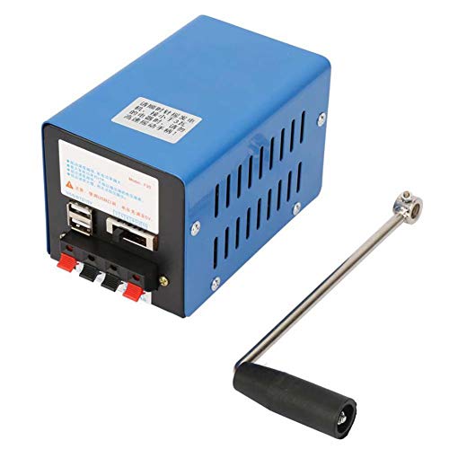 Preisvergleich Produktbild DAXINYANG Solargenerator Windgenerator Tragbarer Hochleistungs-Handkurbel-Ladegenerator USB-Notstromaggregat Wasser
