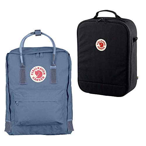 Preisvergleich Produktbild Fjällräven Kanken Rucksack mit Photo Insert Blue Ridge-Random Blocked