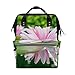 Produktbild Rosa Lotus Blume Wasserpflanze Wilde Große Kapazität Windel Taschen Mummy Rucksack Multi Funktionen Windel Krankenpflege Tasche Tote Handtasche Für Kinder Babypflege Reise Täglichen Frauen