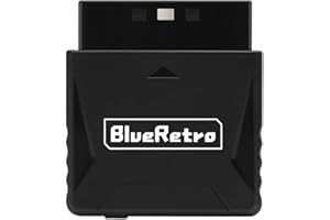 BITFUNX RetroScaler PS2/PS1 Mini Wireless Controller Adapter - Supports PS2/PS1 Game Console, Compatible with PS3/PS4/PS5, Xbox One S, Series X/S, Switch Pro Bluetooth Controllers