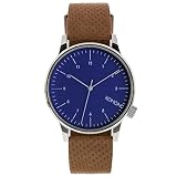 Komono Herren-Armbanduhr Analog Quarz One Size, blau, braun