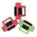 Produktbild iCASEIT Schutzhülle Apple Watch Case & Glass 38mm Hülle (Packung mit 3) | Slim & Light | Impact & Scratch Protection ( 3 Screen Protectors ) Apple Watch 38mm | Green, Orange & Pink