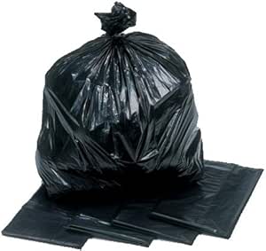 Black Refuse Sacks Extra Strong - 300 Gauge 18 x 29 x 39ins / 100 per Pack