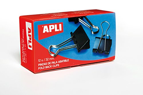 APLI 11950 - Pinzas palas abatibles  32 mm   12 pinzas