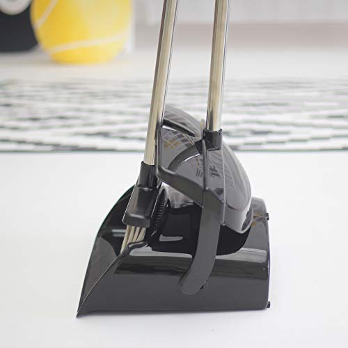 TODOHOME Escoba y recogedor con Tapa-121 cm de Altura Total Postes de