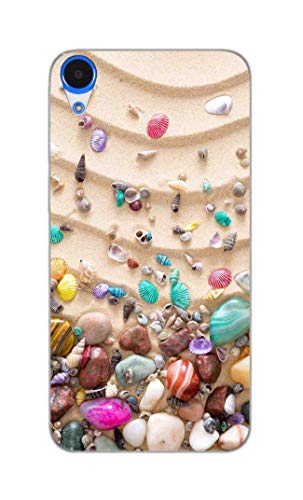 Madanyu Sea Shell Collection Beach Lovers Designer Printed Hard Back Shell Case for HTC Desire 820