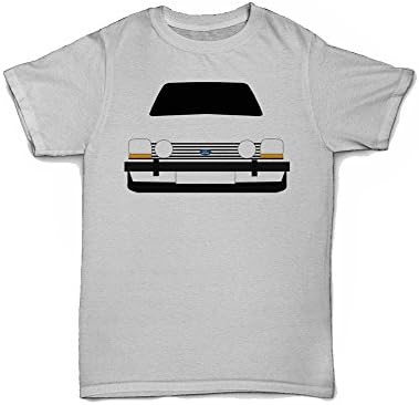 Retro Motor Company Ford Fiesta MK1 Supersport Customisable T-Shirt Grey