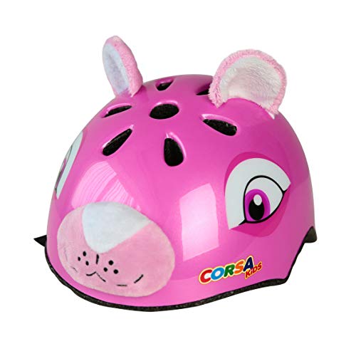 YGJT Casco Bicicleta Niños Protección de Cabeza de Seguridad de Dibujos Animados S 50-54CM M 54-58CM para Niños de 2-5 y 6-13 Años Peso Ligero Transpirable para para Bicicleta/Patineta/Scooter