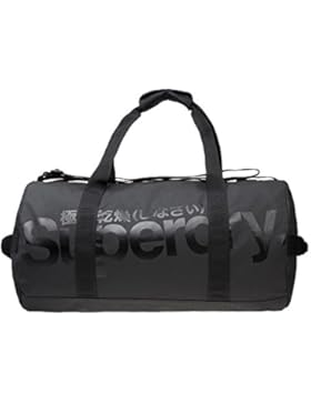Superdry Tarp Barrel Herren Sport/Reisetasche Schwarz