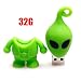 Produktbild Monllack grüner Elf Cartoon Alien USB-Sticks Creative Memory Stick