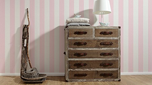 A.S. Création Tapete Liberté Landhaus Shabby Chic 10,05 m x 0,53 m rosa weiß 314086 - 5