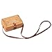 Produktbild ishine Strandtasche Korb Aus Rattan Tasche Korbtasche Einkaufstasche Umhängetasche Korb mit Schulterriemen Schultertasche-B/19cmx13cmx6,5cm