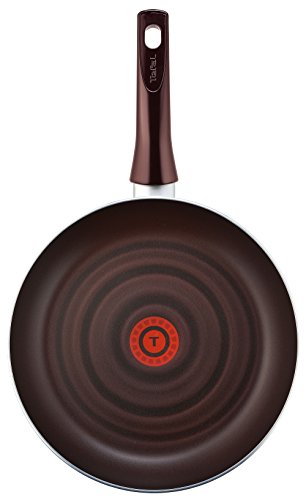 Tefal Pleasure D51106 Pfanne, 28 cm, antihaftversiegelt, weinrot - 2