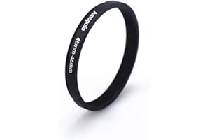 AMOPOFO Bague de filtre d'appareil photo 48 mm à 46 mm compatible avec tous les objectifs d'appareil photo 48 mm vers 46 mm UV CPL filtre, bague d'abaissement d'appareil photo 48-46 mm